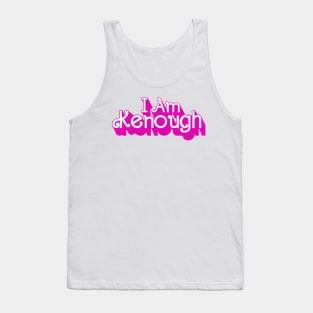 I am Kenough Pink X Tank Top